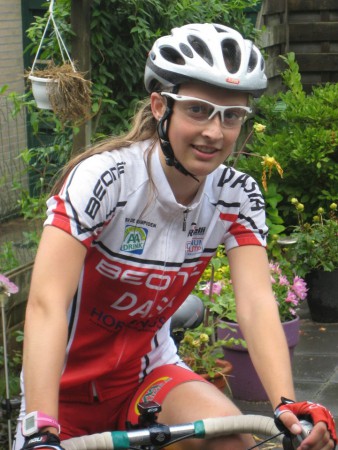 Nat na de koers in de regen